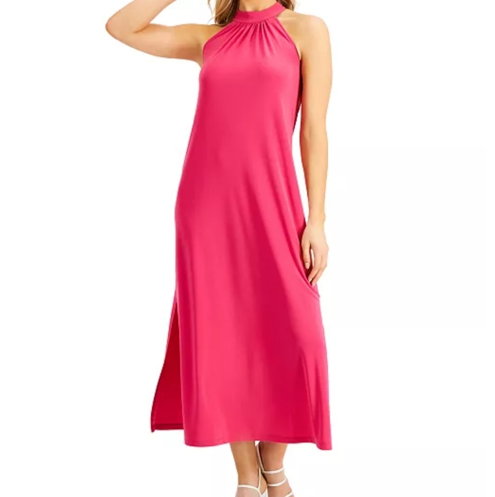 NWT Bar III Halter Maxi Dress